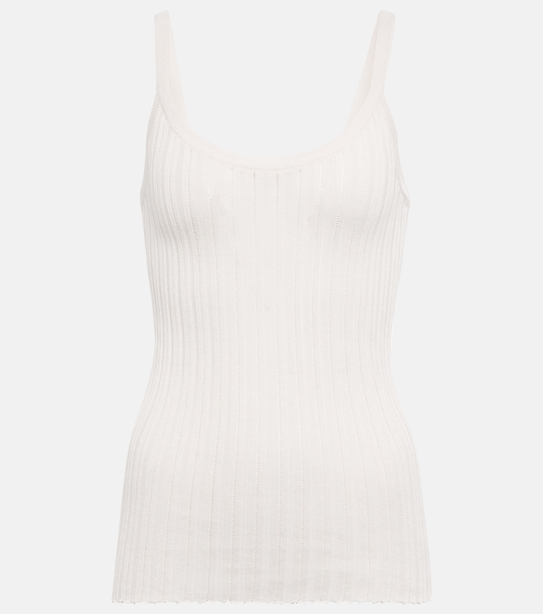 Tank top Taro de seda acanalado | Petar Petrov