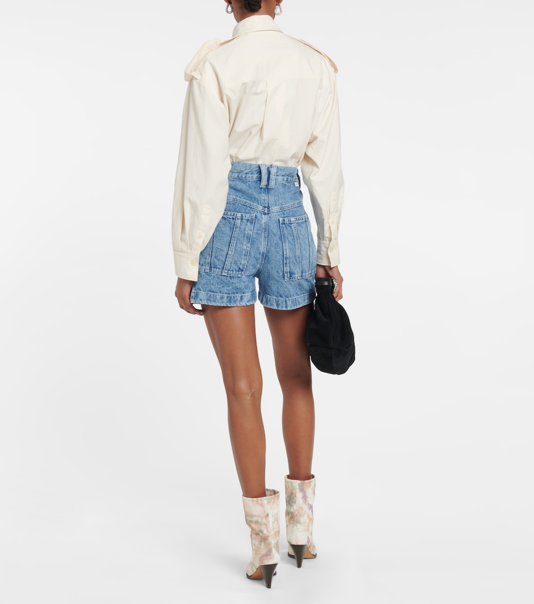 High-Rise Jeansshorts Sintio | Marant Etoile