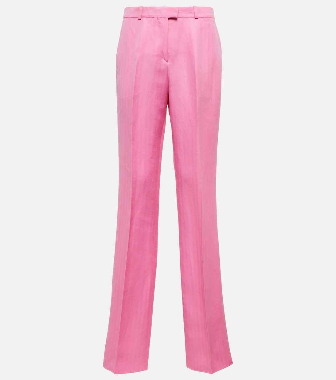 Pantalones rectos de lino y seda | Etro