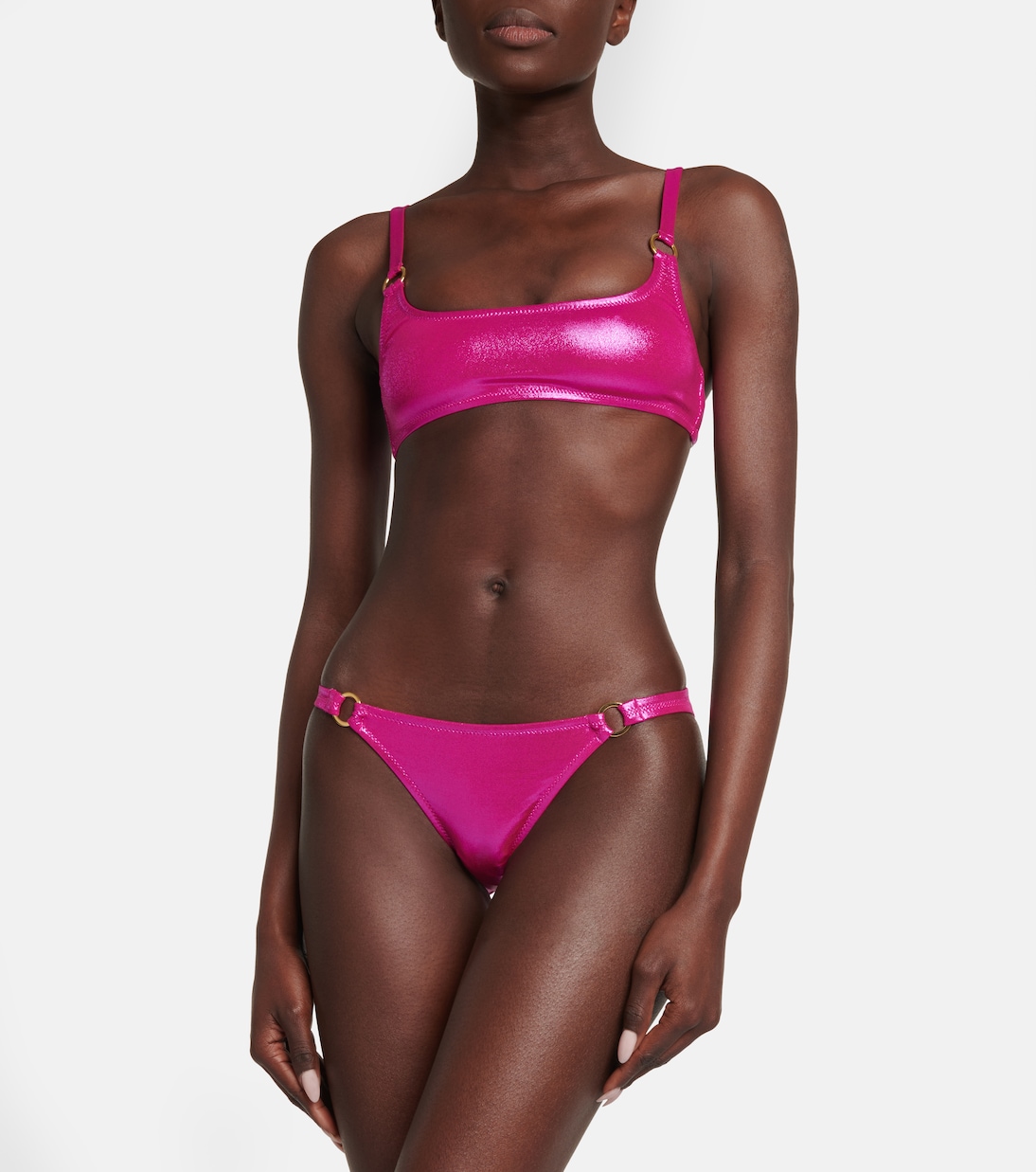 Bari metallic bikini bottoms | Melissa Odabash