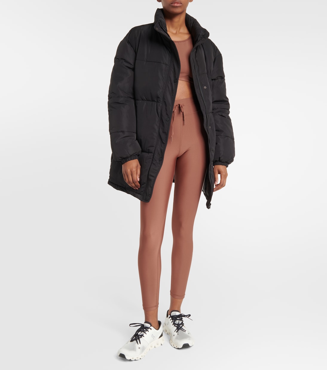 Rocky belted puffer jacket | The Upside