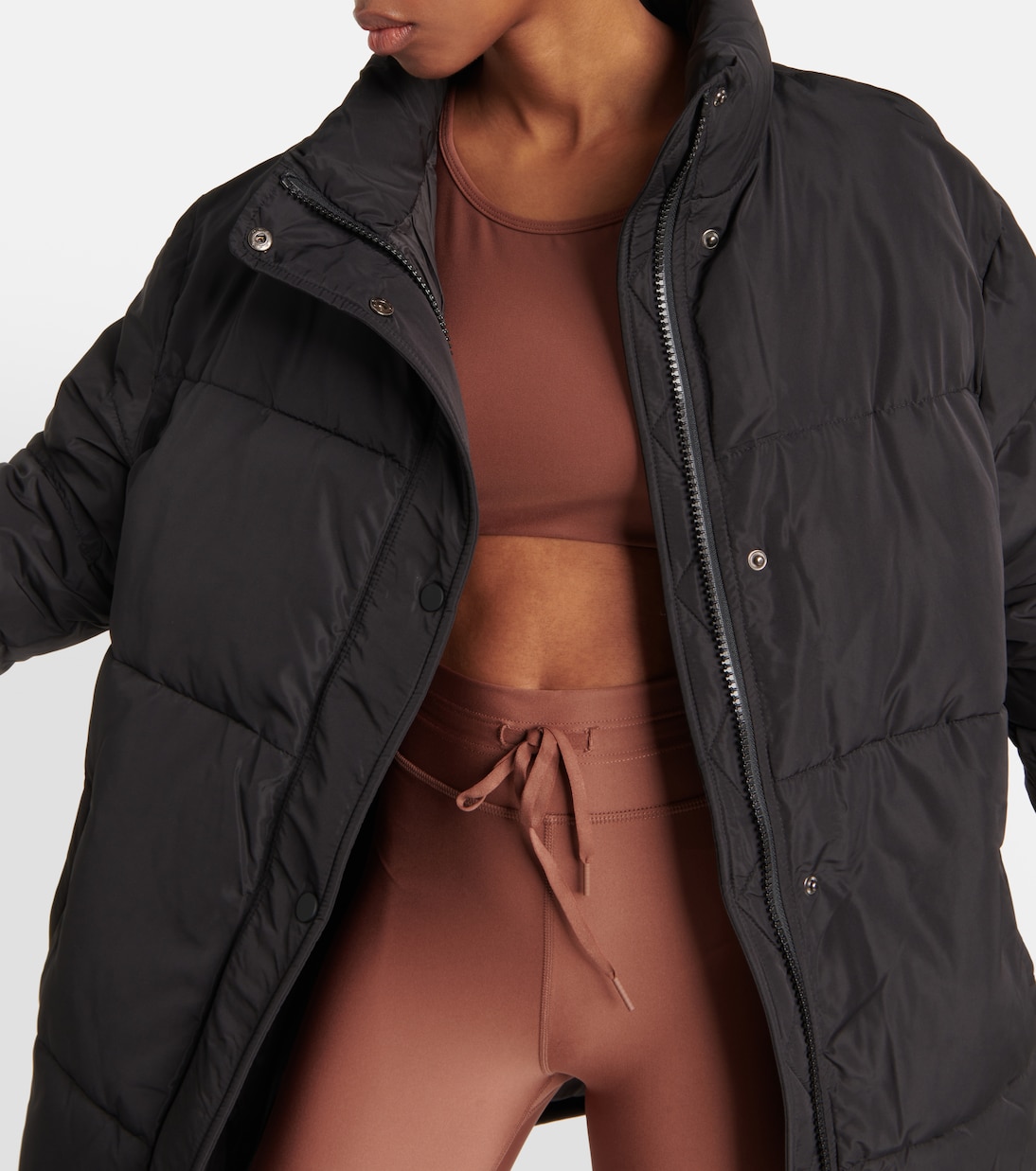 Rocky belted puffer jacket | The Upside