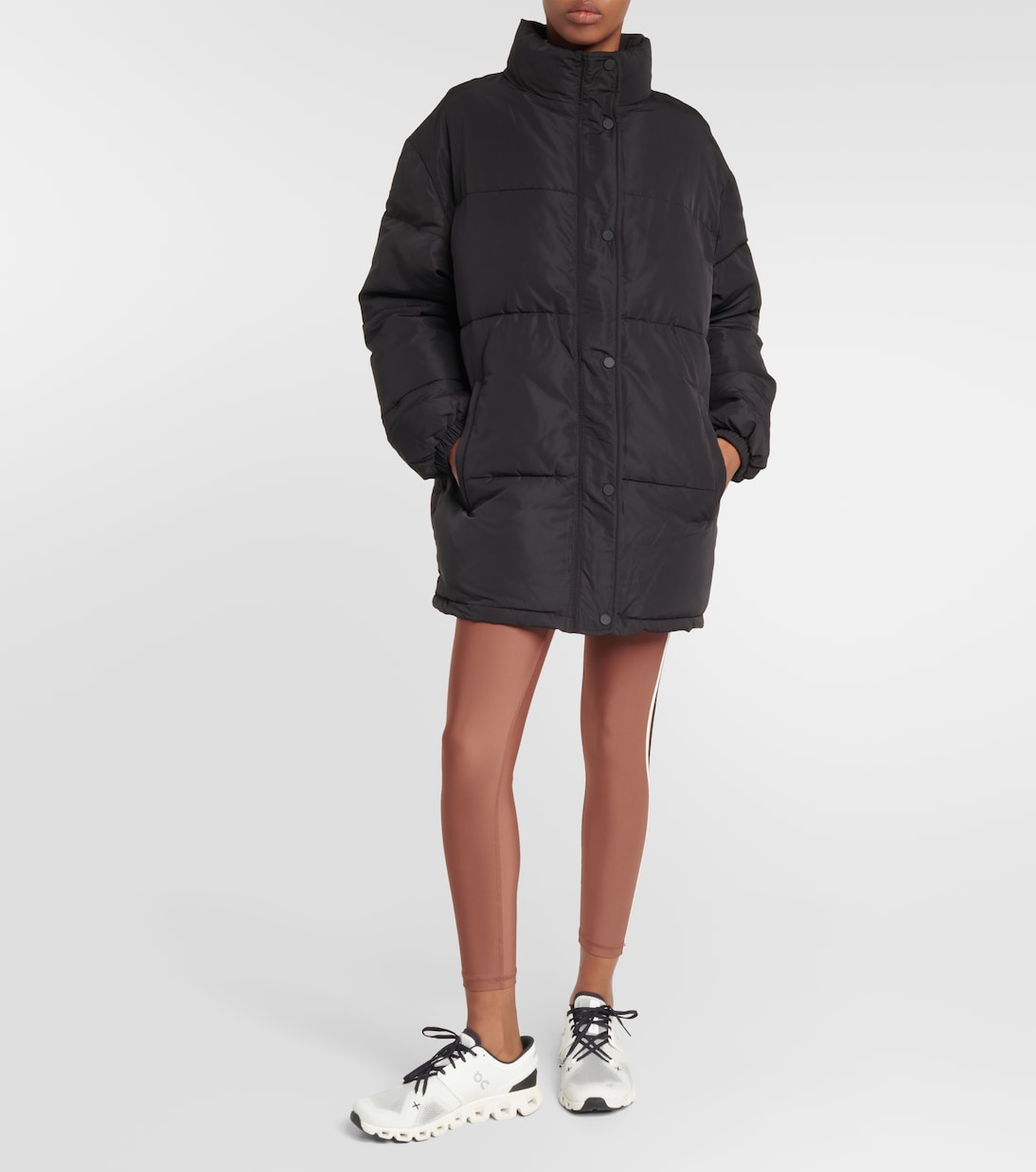 Rocky belted puffer jacket | The Upside