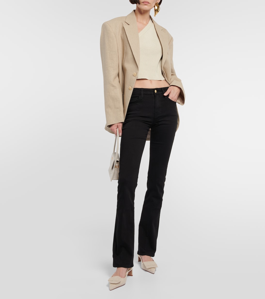 Le Mini Boot mid-rise bootcut jeans | Frame