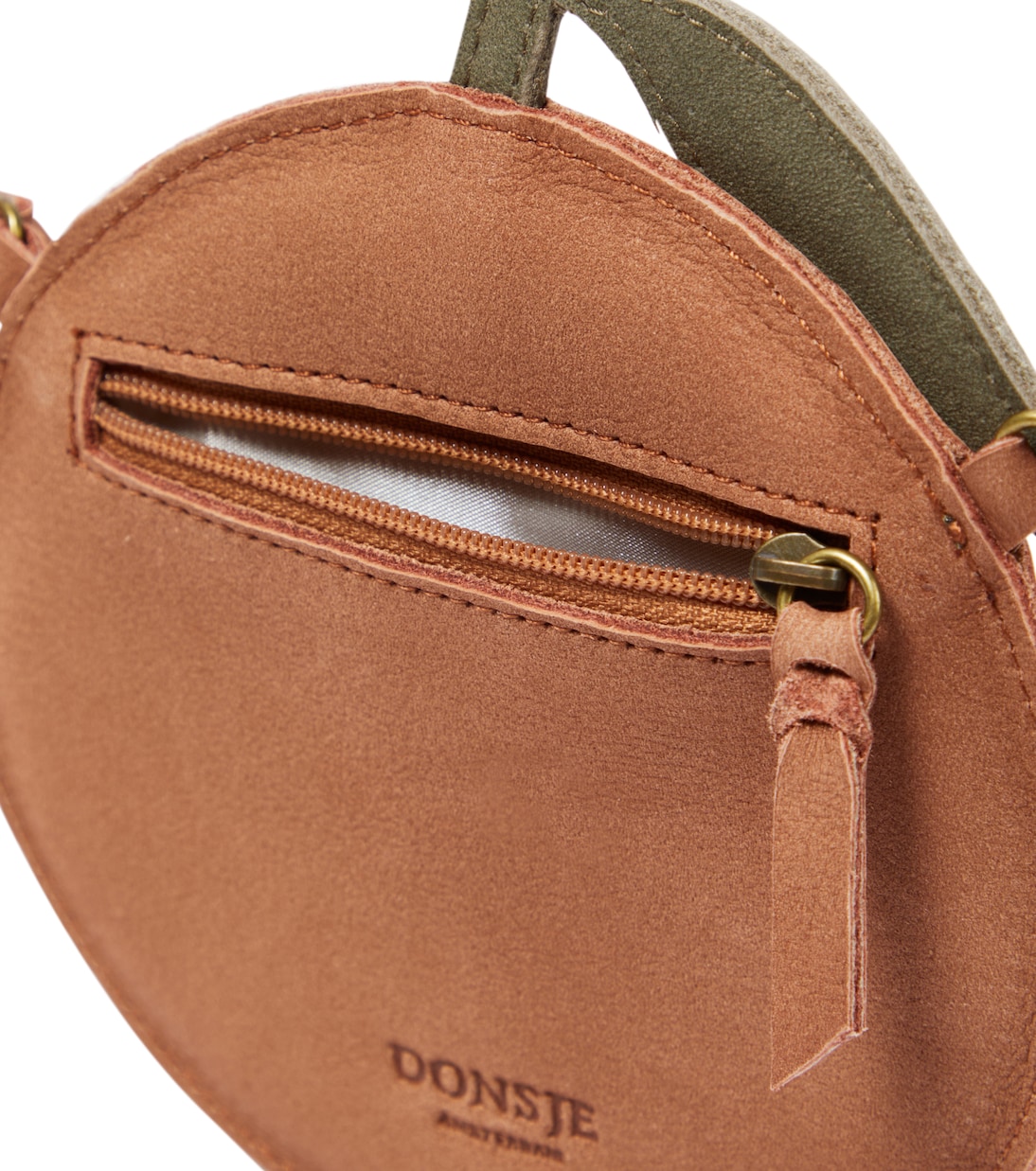 Sac Nanoe Grapefruit en cuir | Donsje