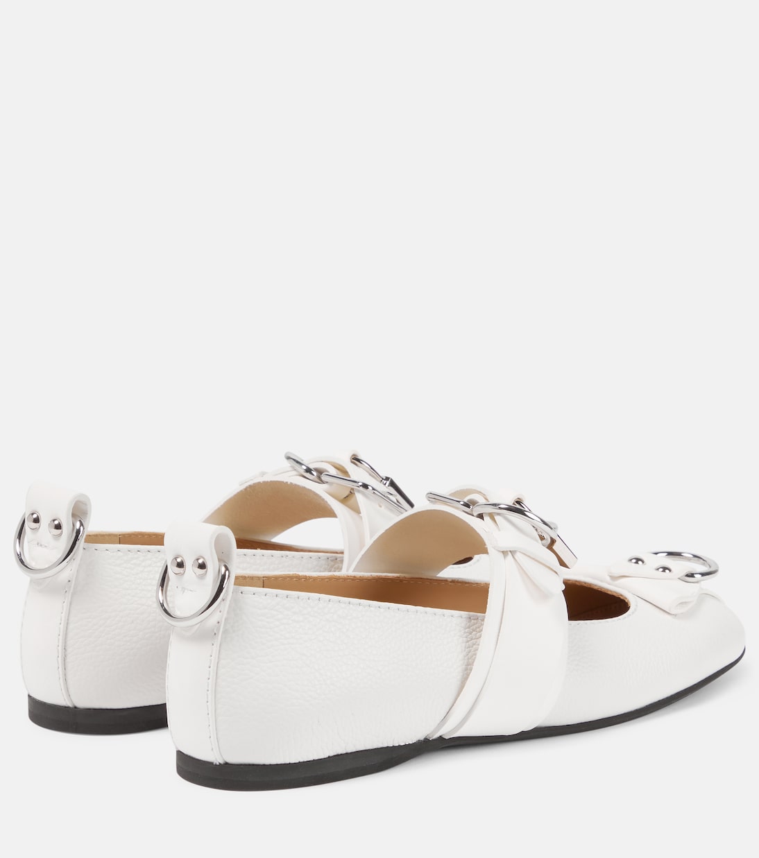 Ballerinas Lock aus Leder | JW Anderson