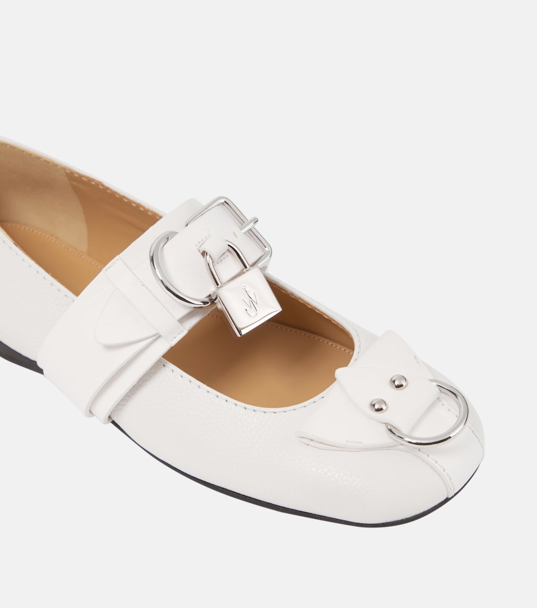 Ballerinas Lock aus Leder | JW Anderson