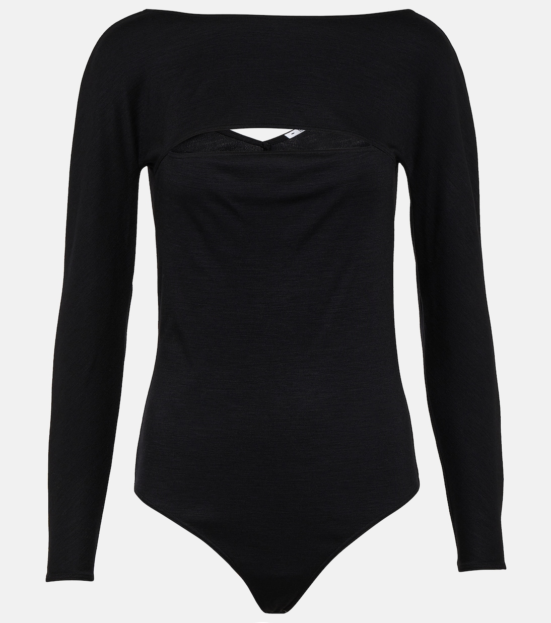 Cutout wool bodysuit | Wolford