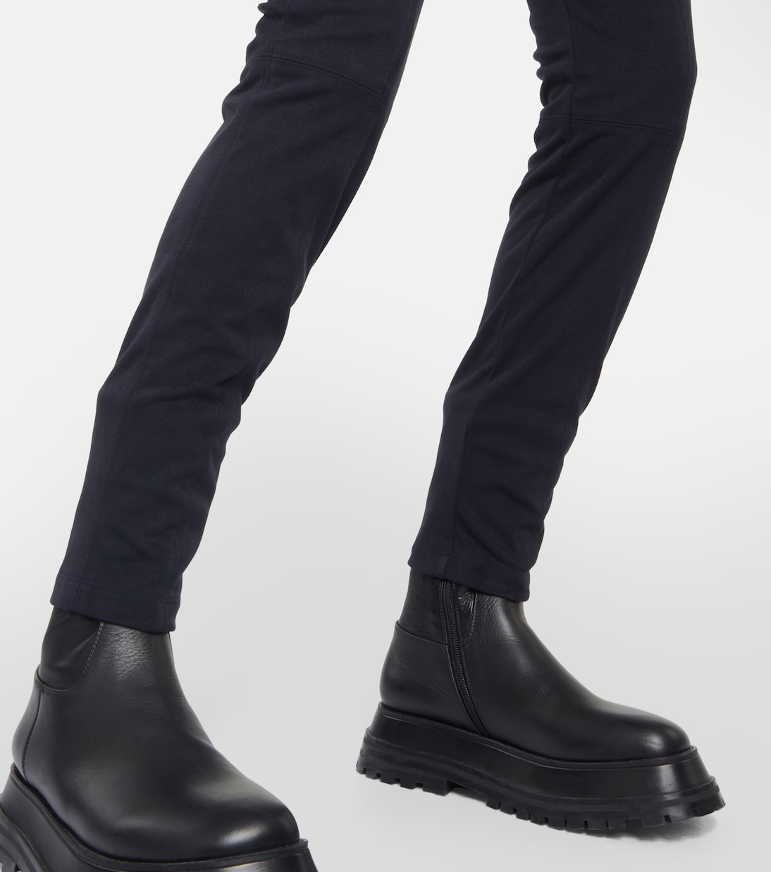 Leisure Ebe faux suede slim pants | Max Mara