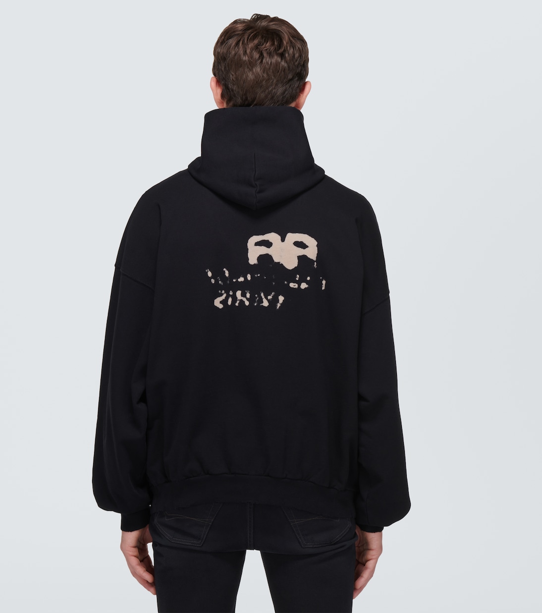 Sudadera con capucha de algodón con logo | Balenciaga