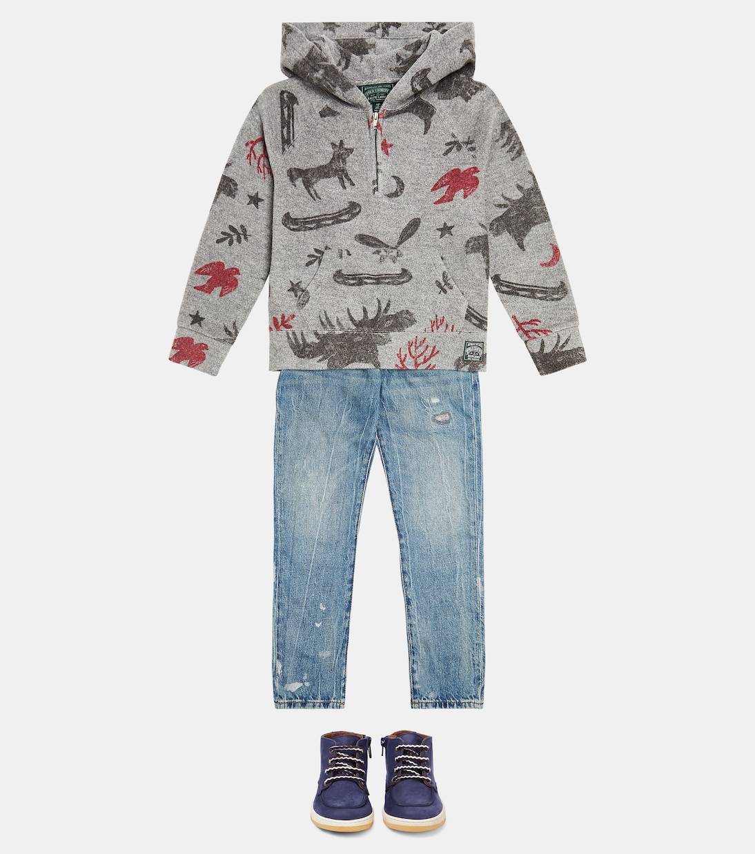 Sudadera con capucha de algodón | Polo Ralph Lauren Kids