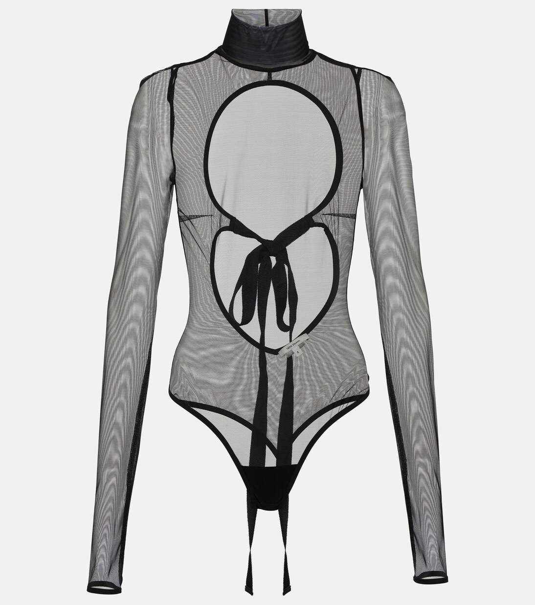 Body a collo alto in mesh | Nensi Dojaka