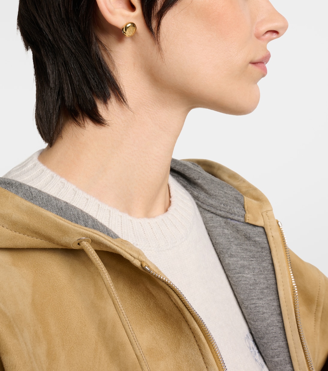 Orecchini Anagram Pebble in argento sterling | Loewe