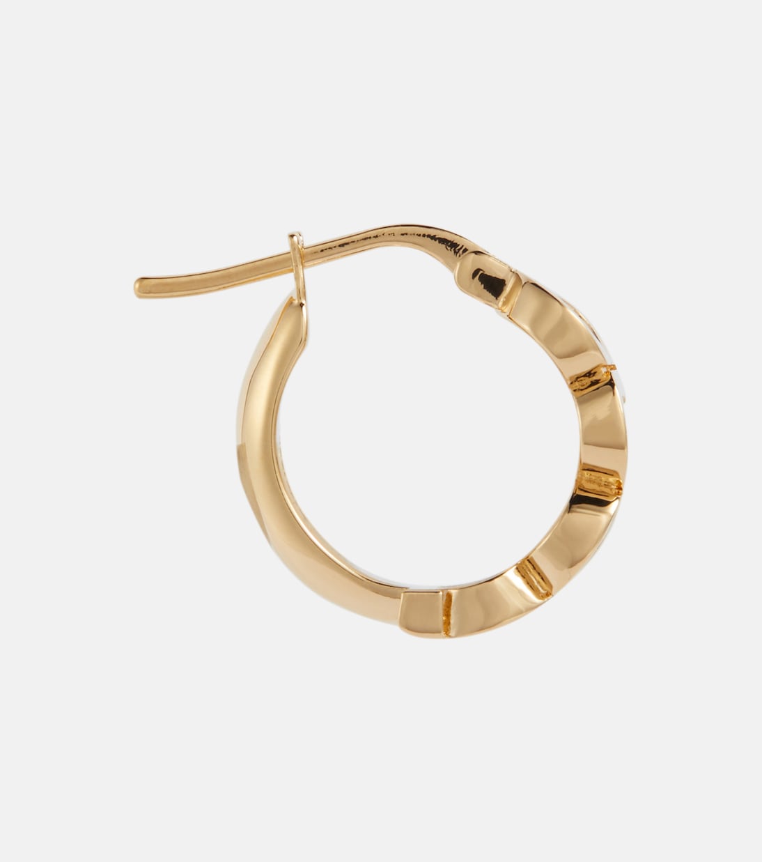 Orecchini a cerchio con logo GUCCI, stile giovane e trendy