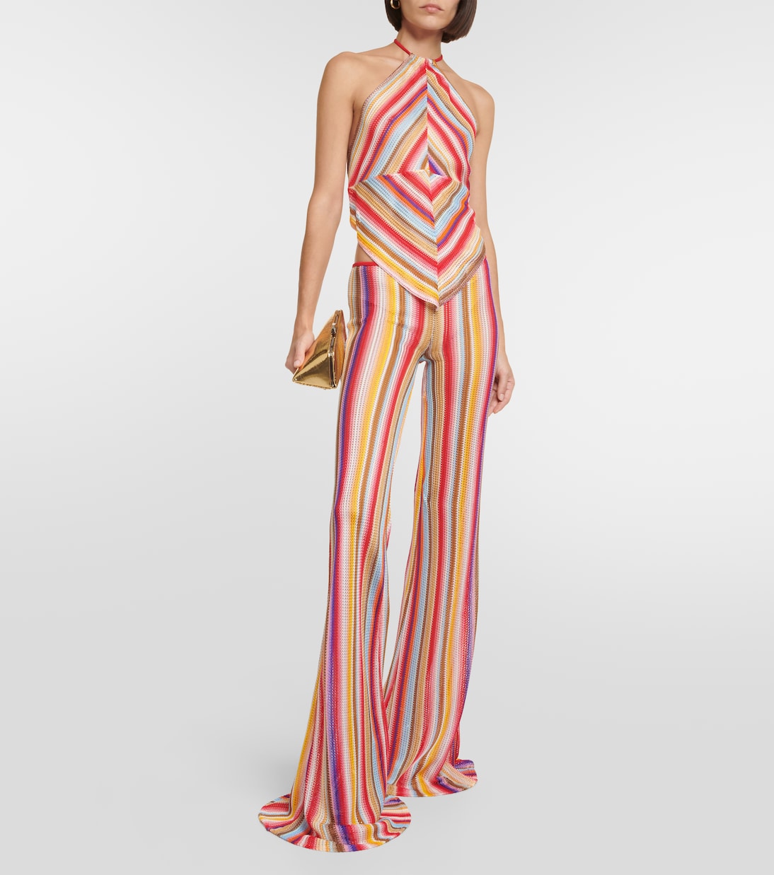 Top con cuello halter a rayas | Missoni Mare
