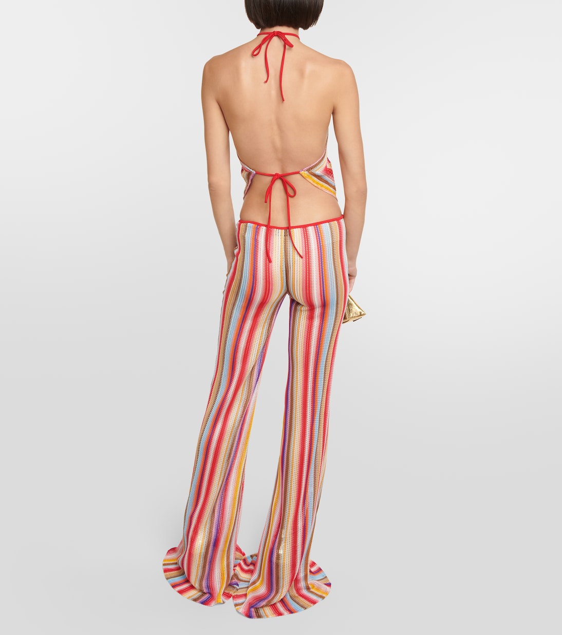 Top con cuello halter a rayas | Missoni Mare
