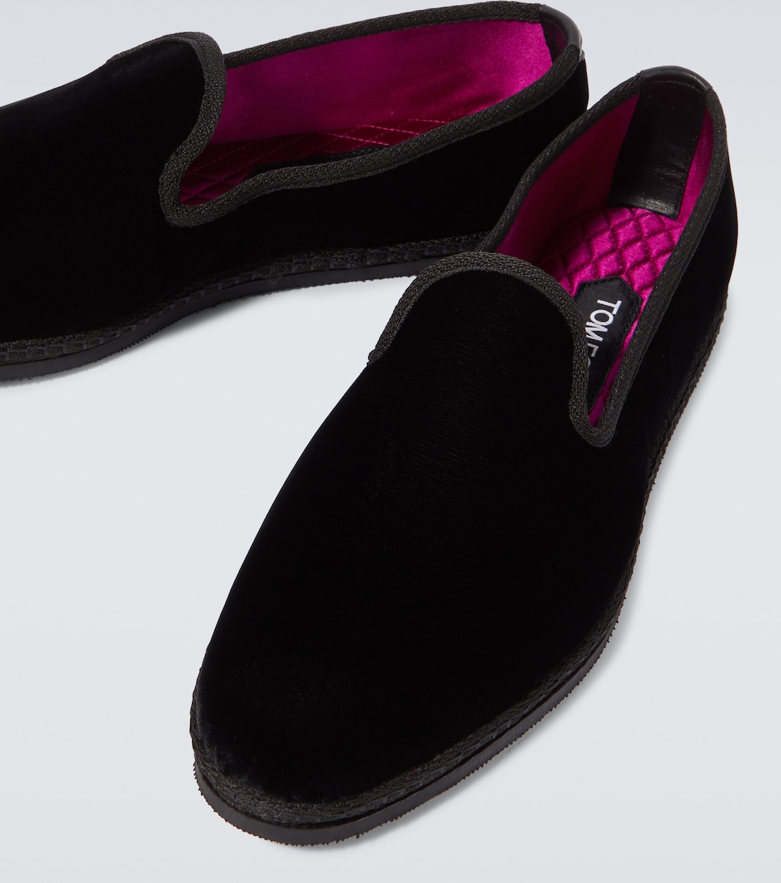 Loafers Neal aus Samt | Tom Ford