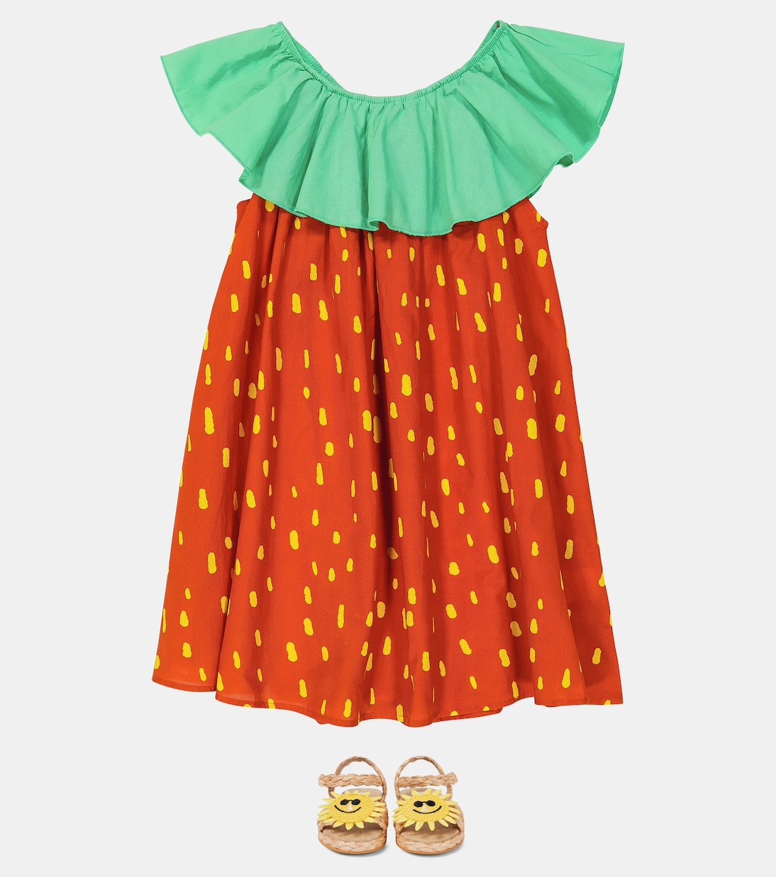 Kleid aus Baumwolle | Stella McCartney Kids