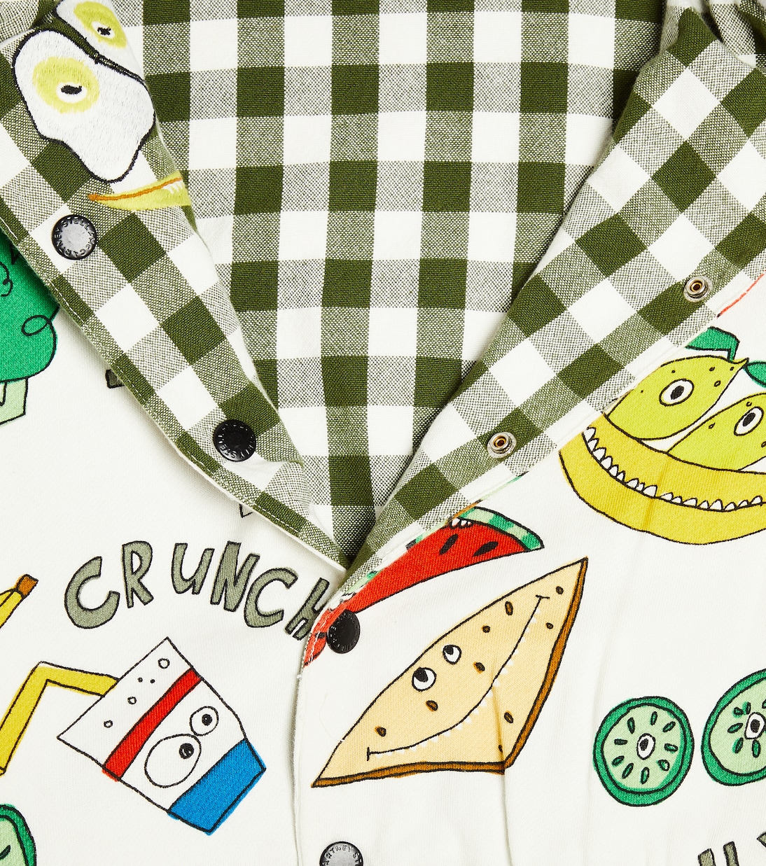 Chaleco de algodón a cuadros con aplique | Stella McCartney Kids