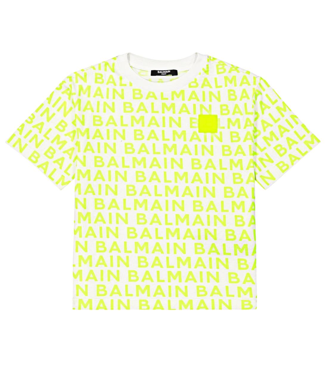 Camiseta de jersey de algodón con logo | Balmain Kids