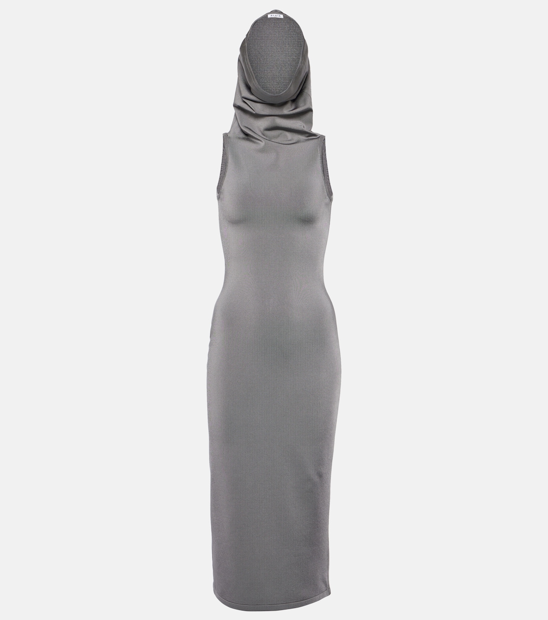Vestido Midilargo con Capucha de Jersey Alaïa para Jóvenes Modernos