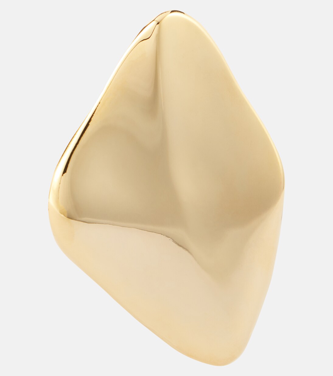Orecchini in oro 18kt placcato stile onda Sully di Jennifer Behr per giovani trendy