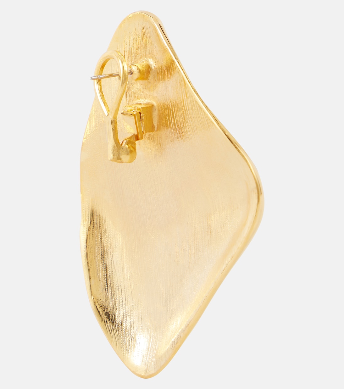 Orecchini in oro 18kt placcato stile onda Sully di Jennifer Behr per giovani trendy