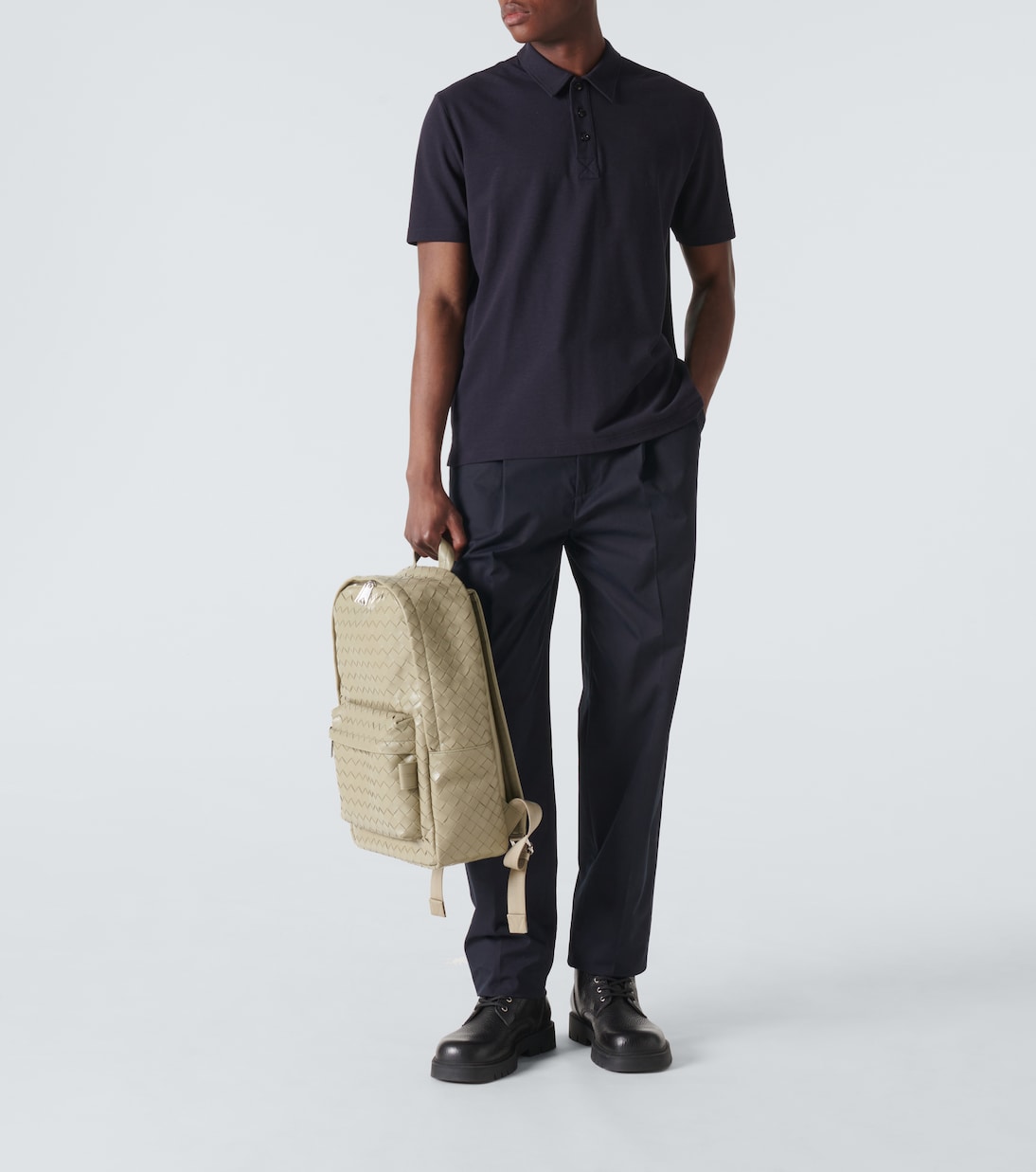 Polo de piqué de algodón | Bottega Veneta