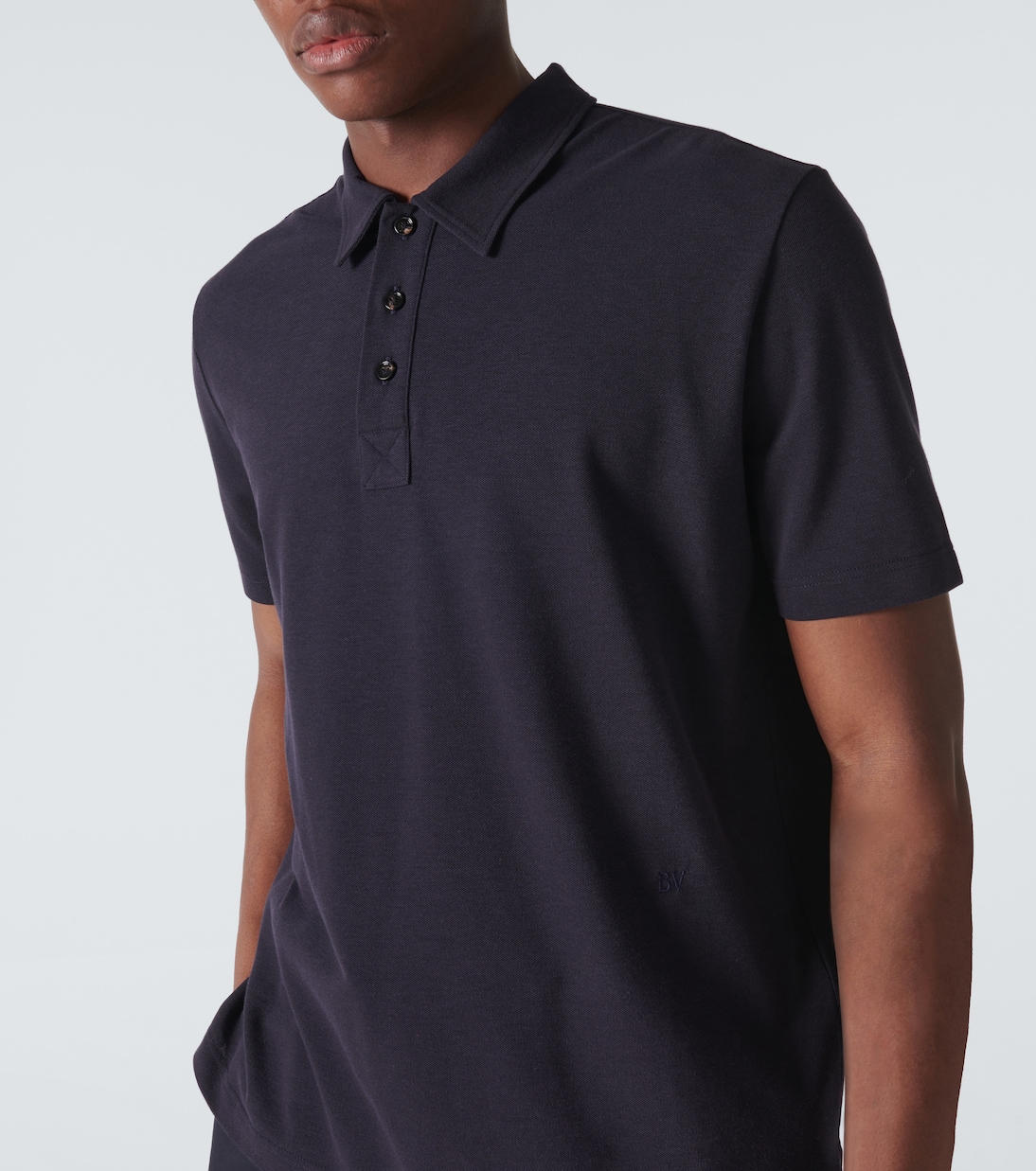 Polo de piqué de algodón | Bottega Veneta