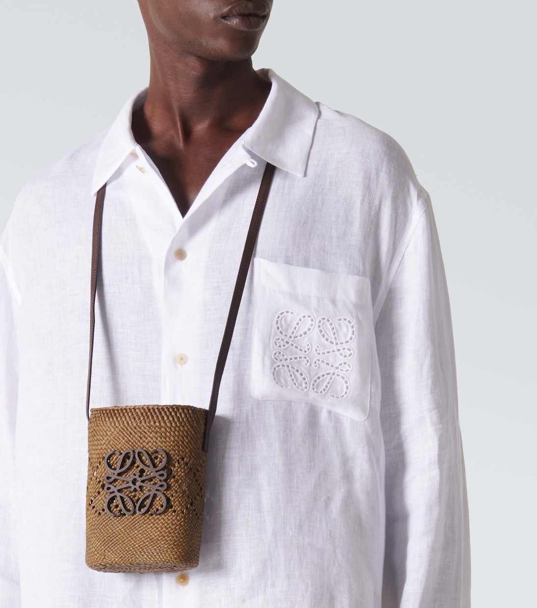 Sac seau Paula’s Ibiza Ajouré Anagram | Loewe