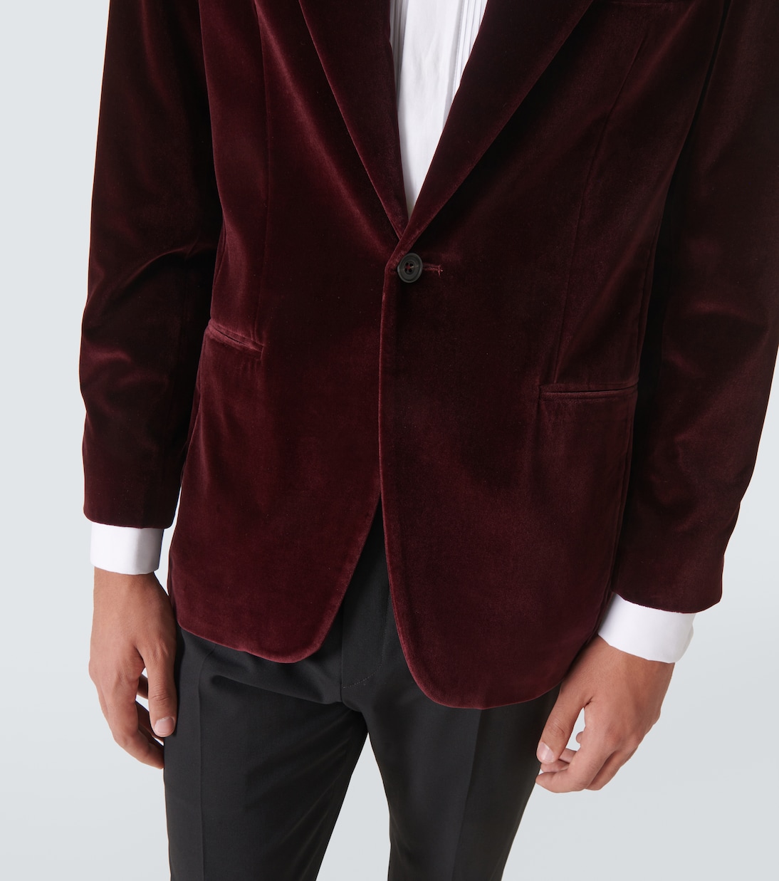 Cotton velvet blazer | Rubinacci