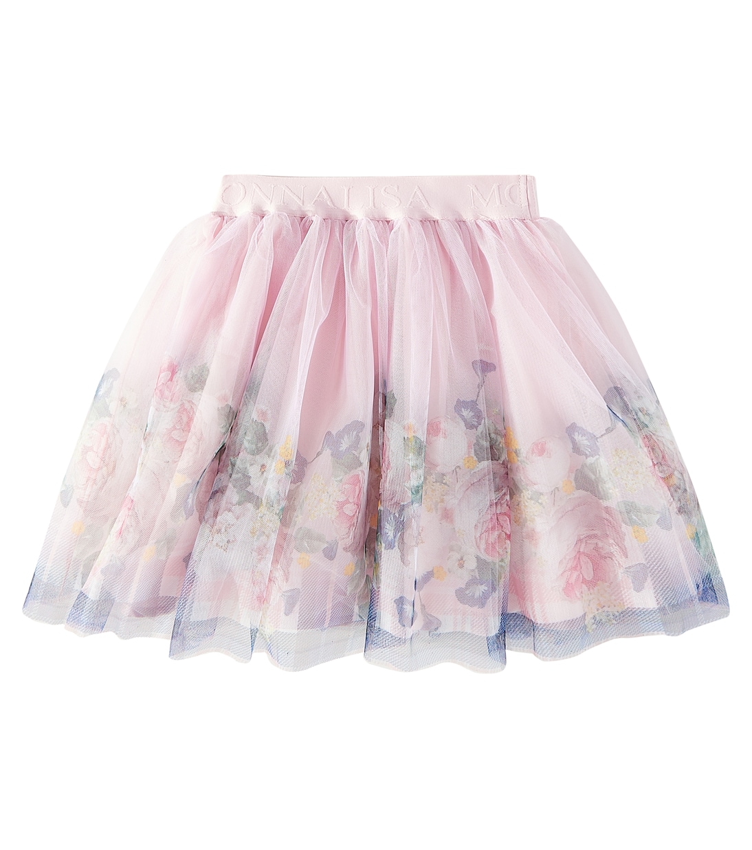 Gonna in tulle con stampa floreale | Monnalisa