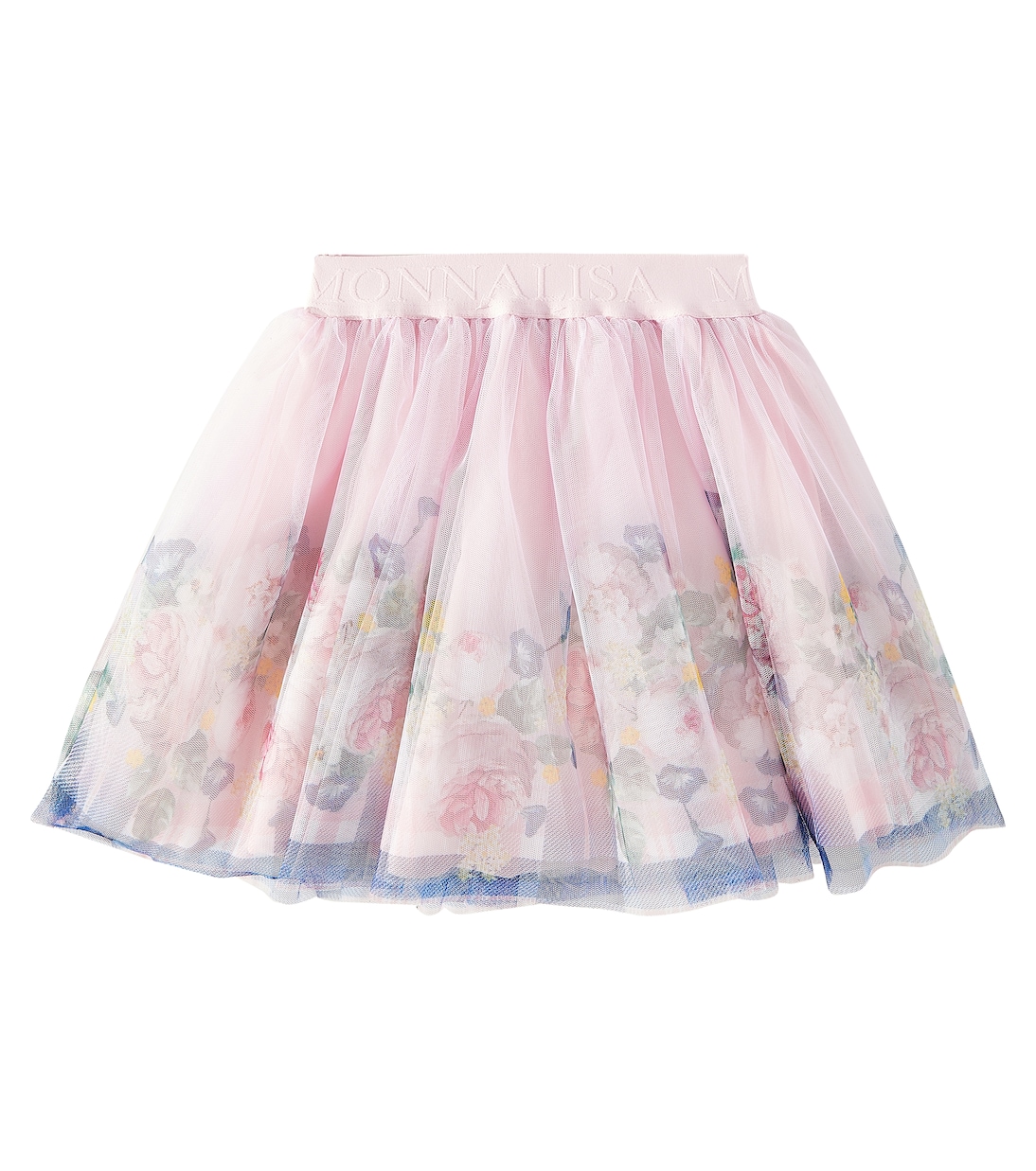 Gonna in tulle con stampa floreale | Monnalisa