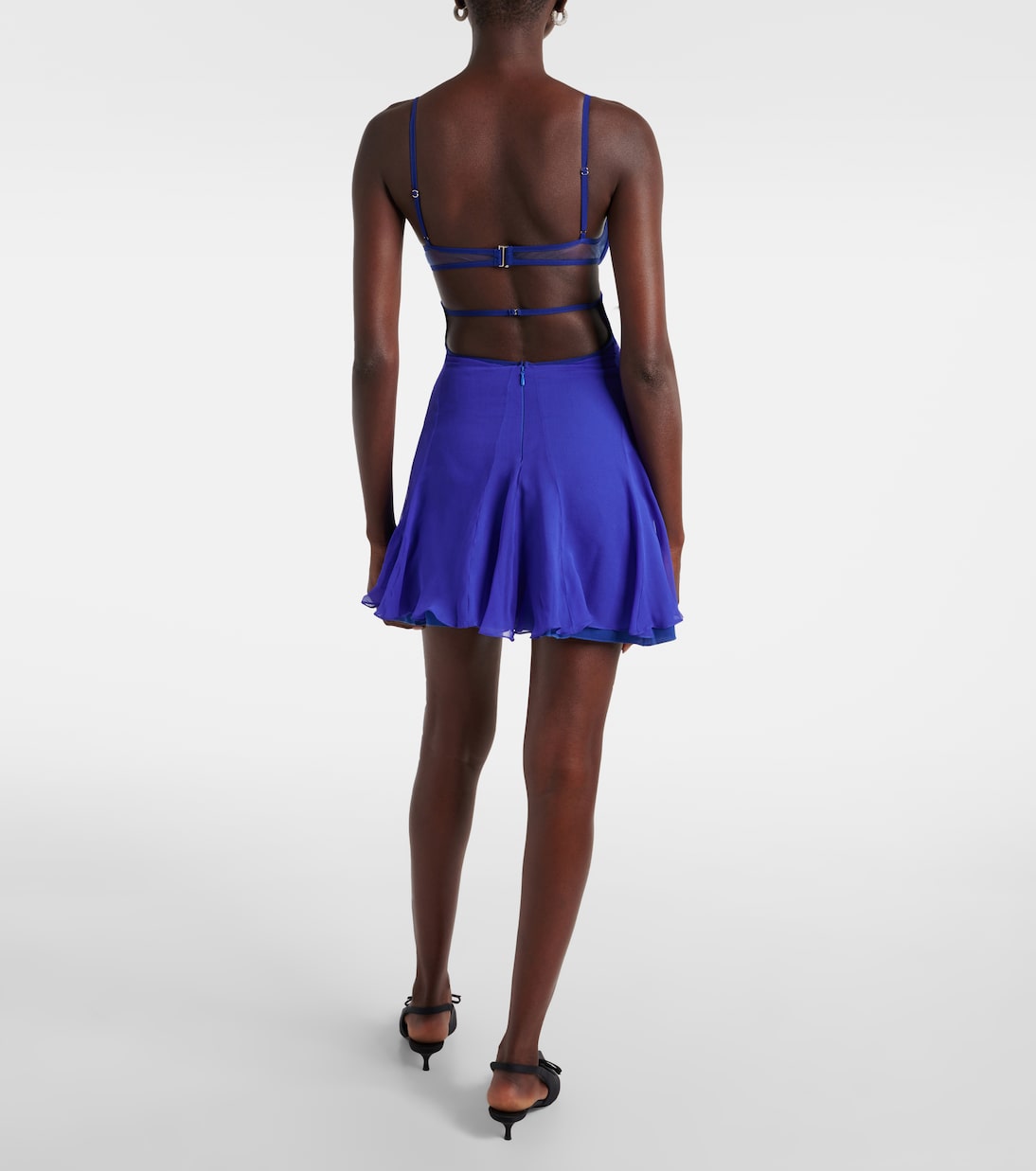 Vestido corto de seda | Nensi Dojaka