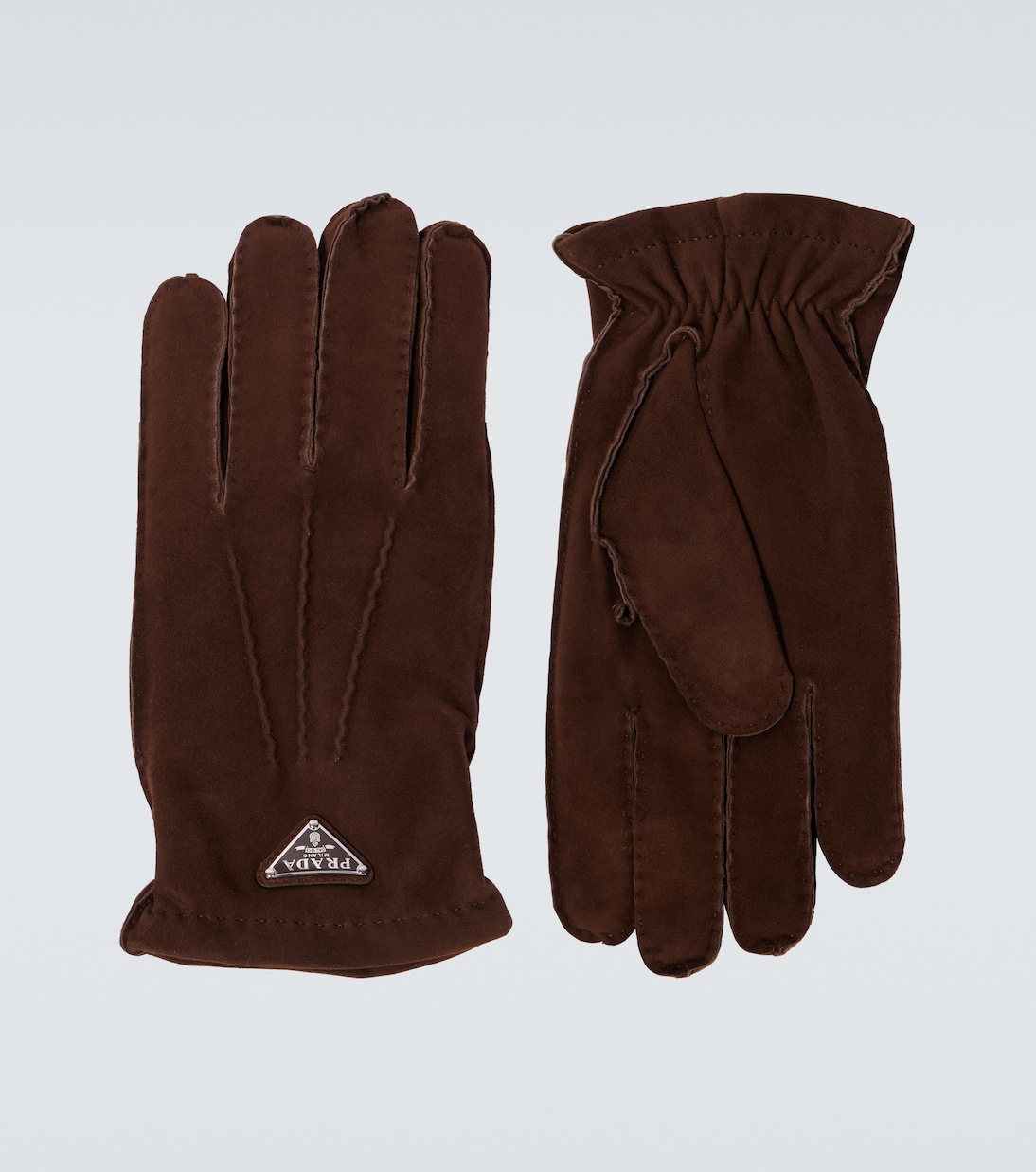 Handschuhe aus Veloursleder | Prada