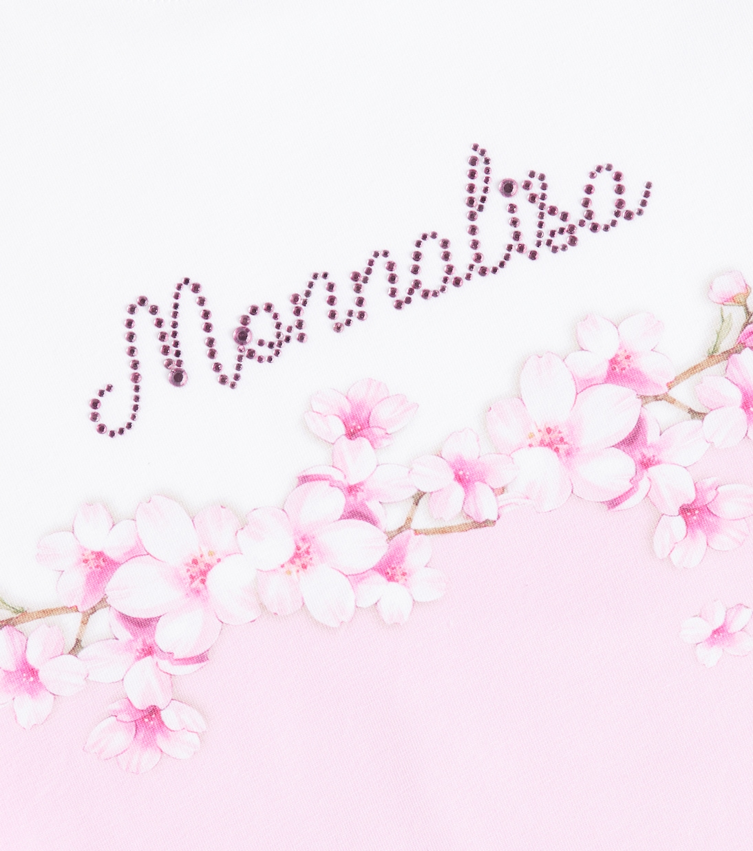 Camiseta en mezcla de algodón floral | Monnalisa