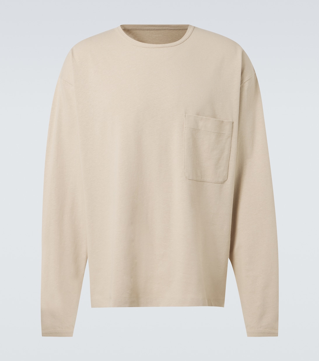 T-shirt in jersey di cotone e lino | Lemaire