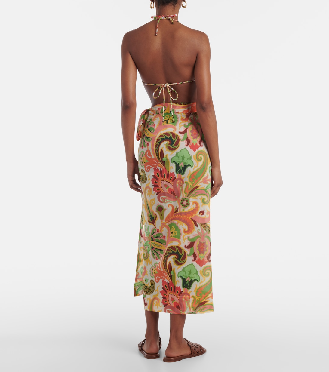 Pareo de algodón y seda floral | Etro
