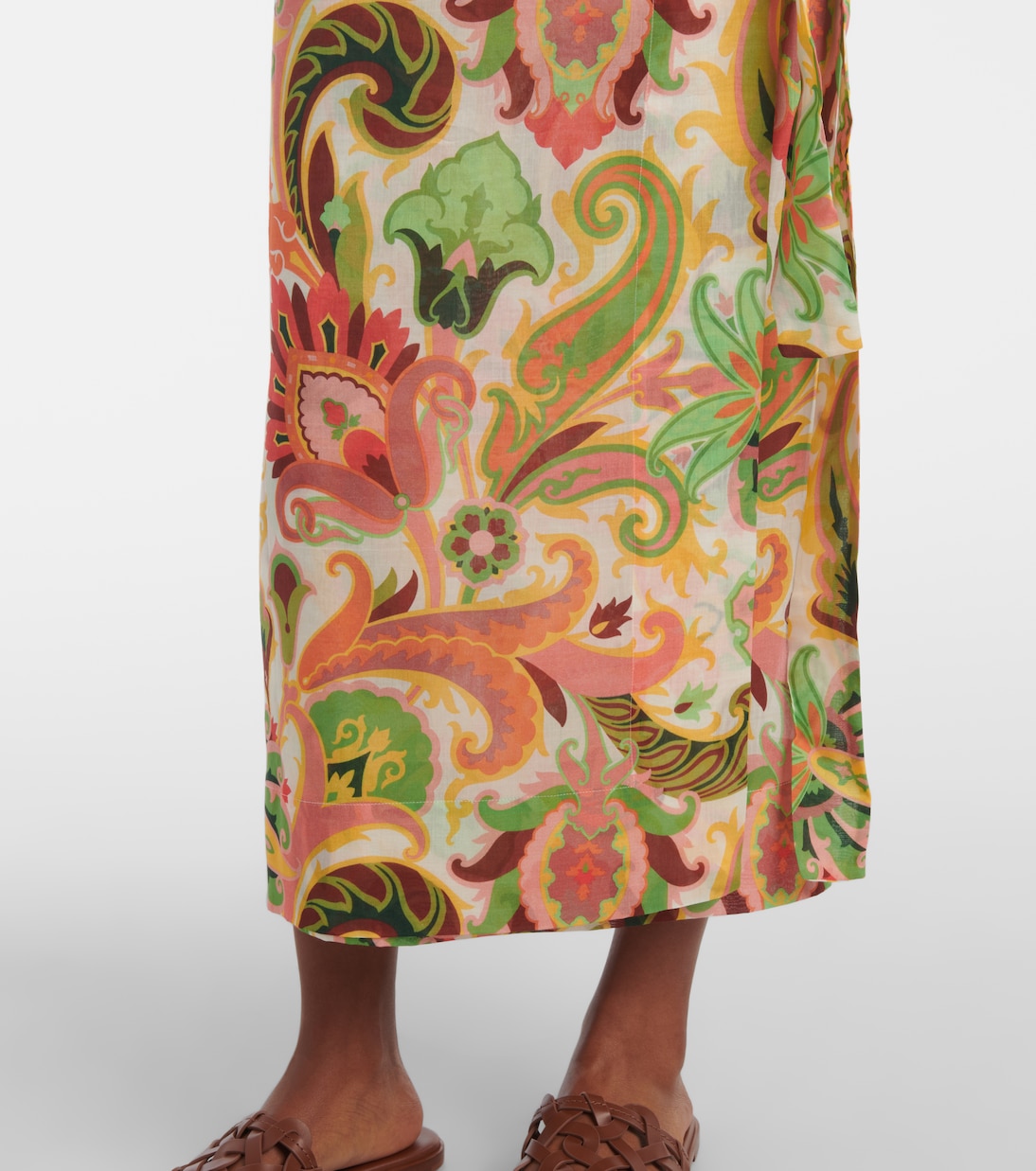 Pareo de algodón y seda floral | Etro