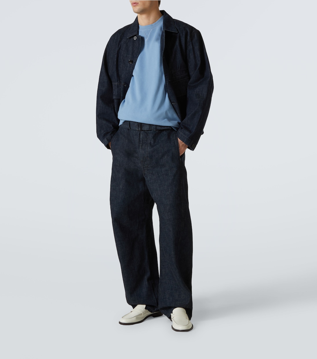 Pullover in cotone loopback | Sunspel