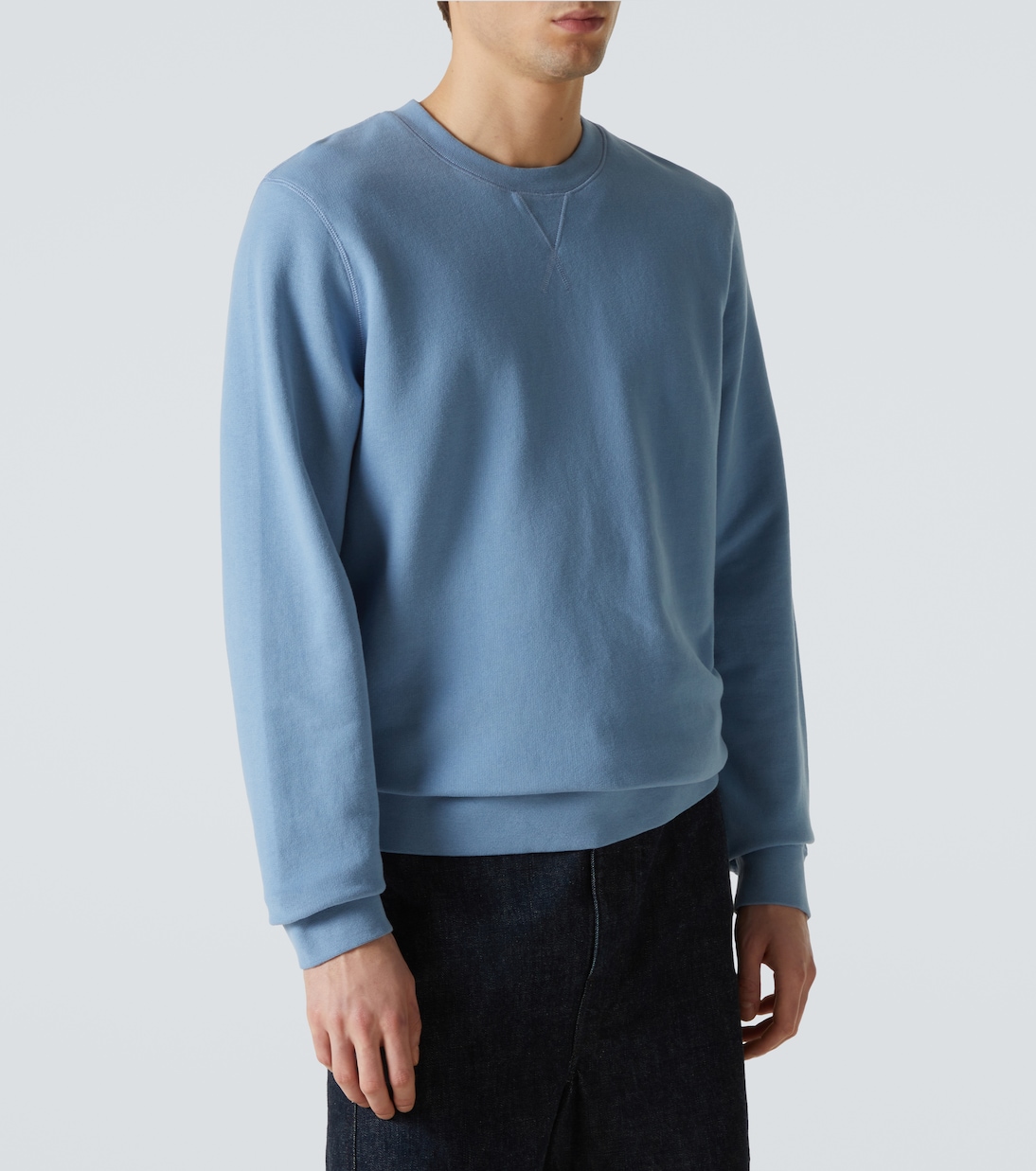 Pullover in cotone loopback | Sunspel