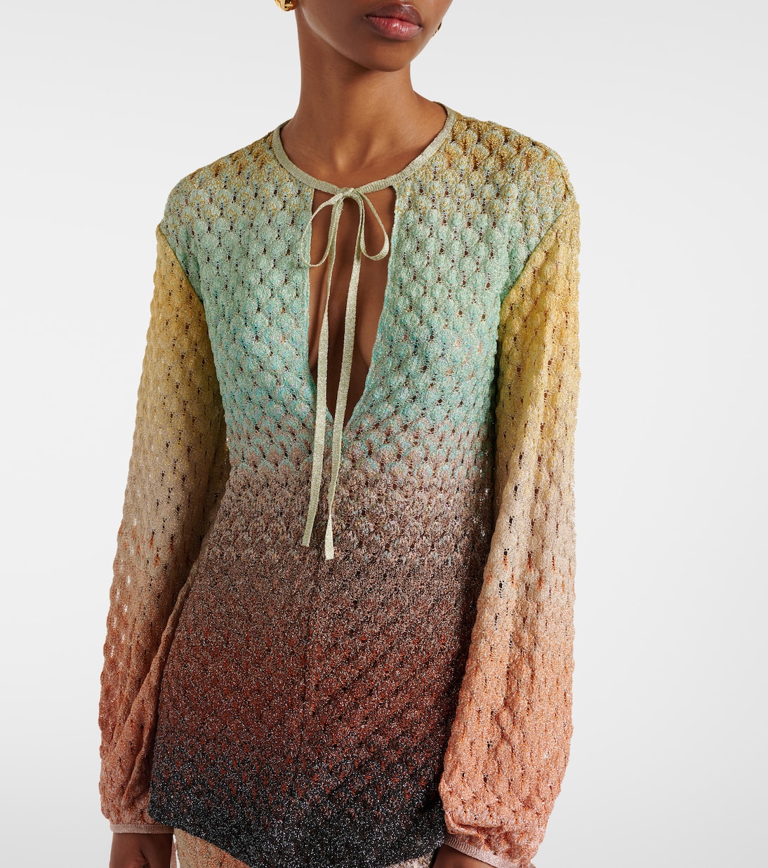 Top aus Häkelstrick | Missoni