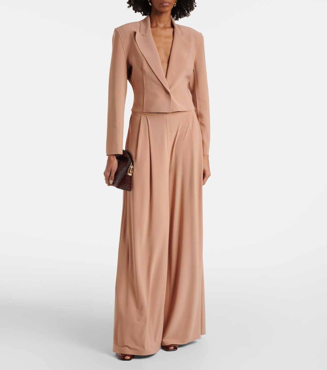 High-rise wide-leg pants | Norma Kamali