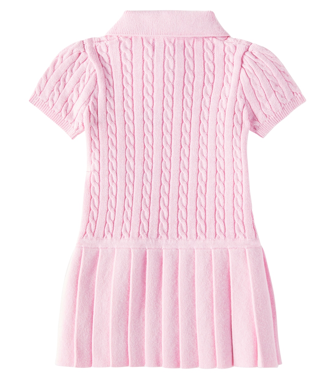 Baby pleated cable-knit cotton dress | Polo Ralph Lauren Kids