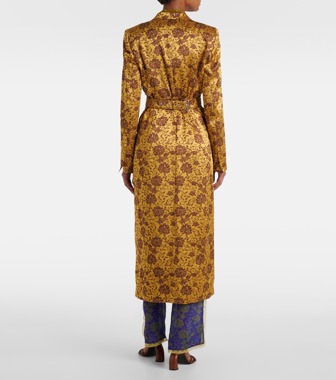 Manteau Rilly en jacquard | Dries Van Noten