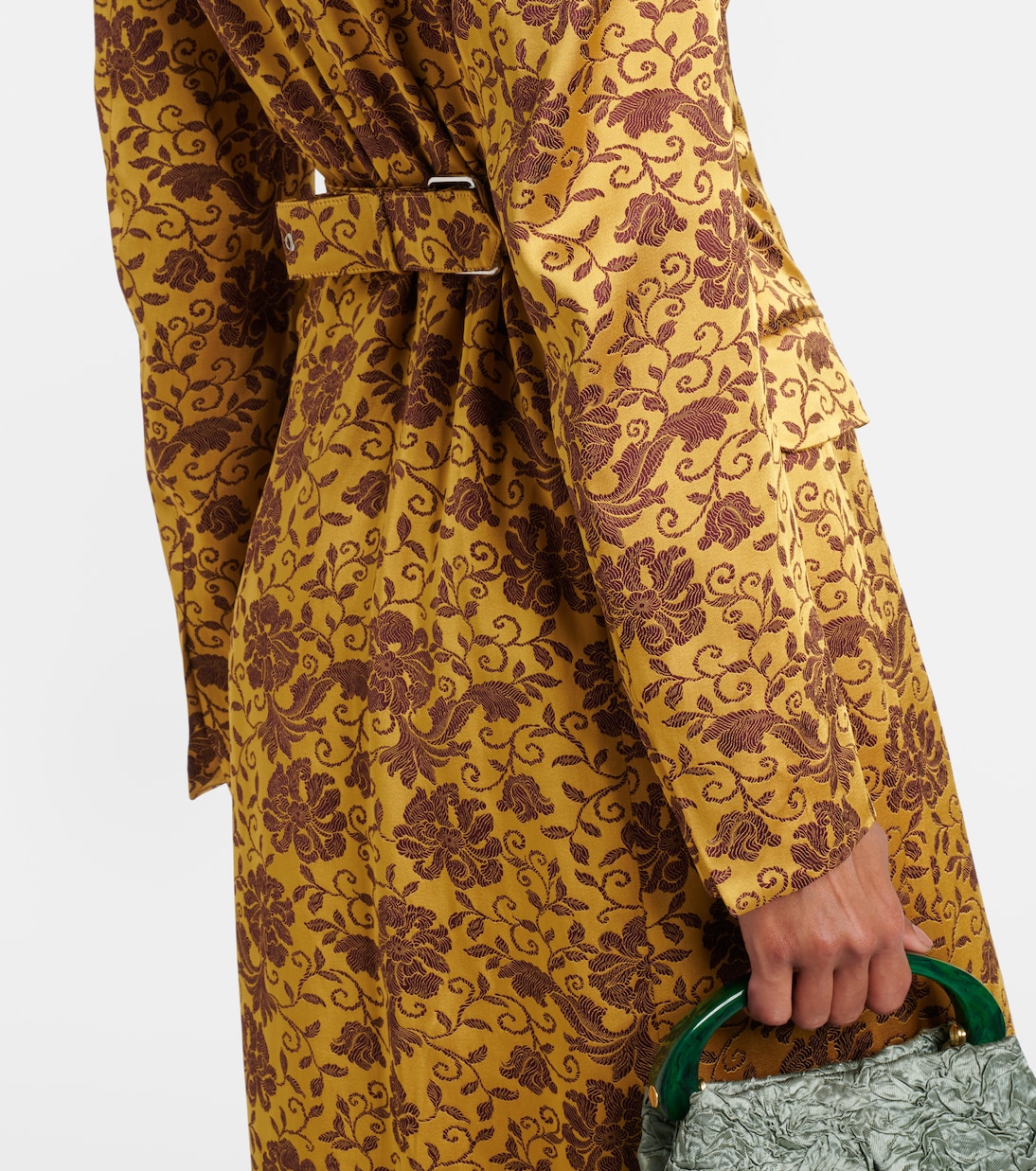 Manteau Rilly en jacquard | Dries Van Noten