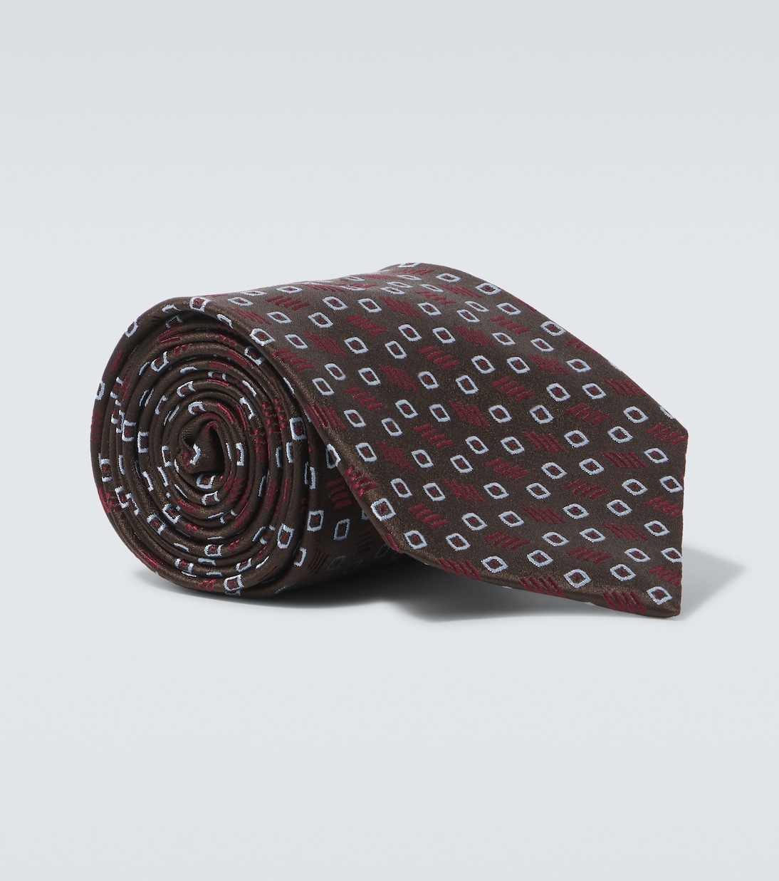 Corbata de seda en jacquard | Charvet