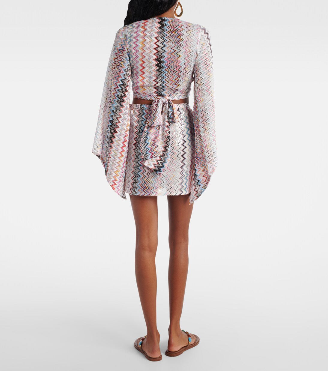 Zigzag cropped blouse | Missoni