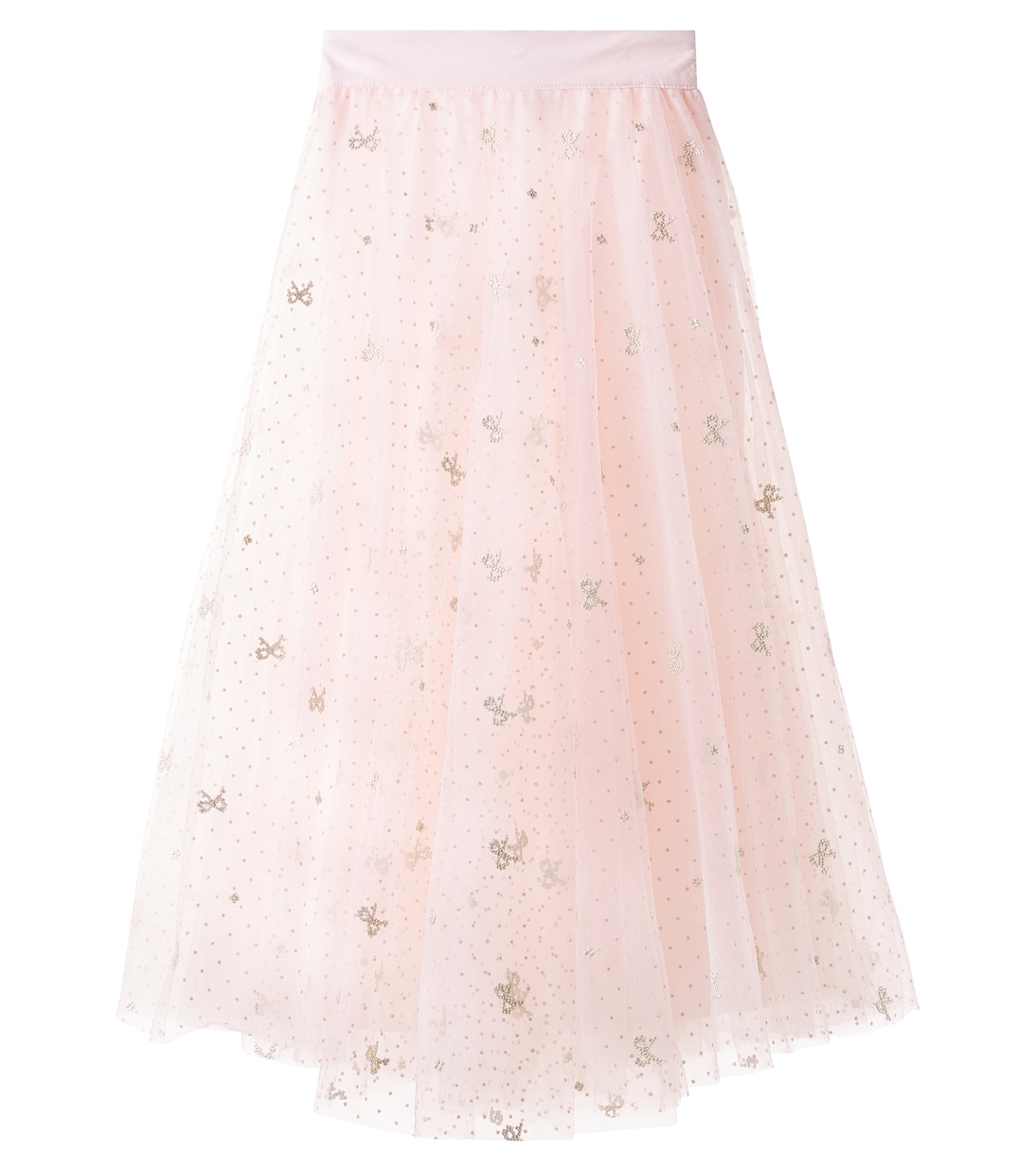 Gonna in tulle con stampa floreale | Petite Amalie  