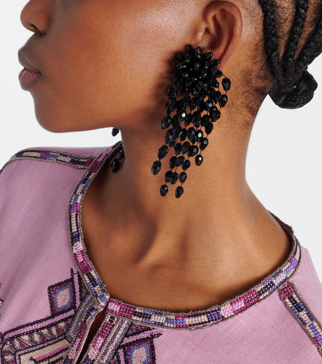 Hanabi beaded clip-on earrings | Isabel Marant